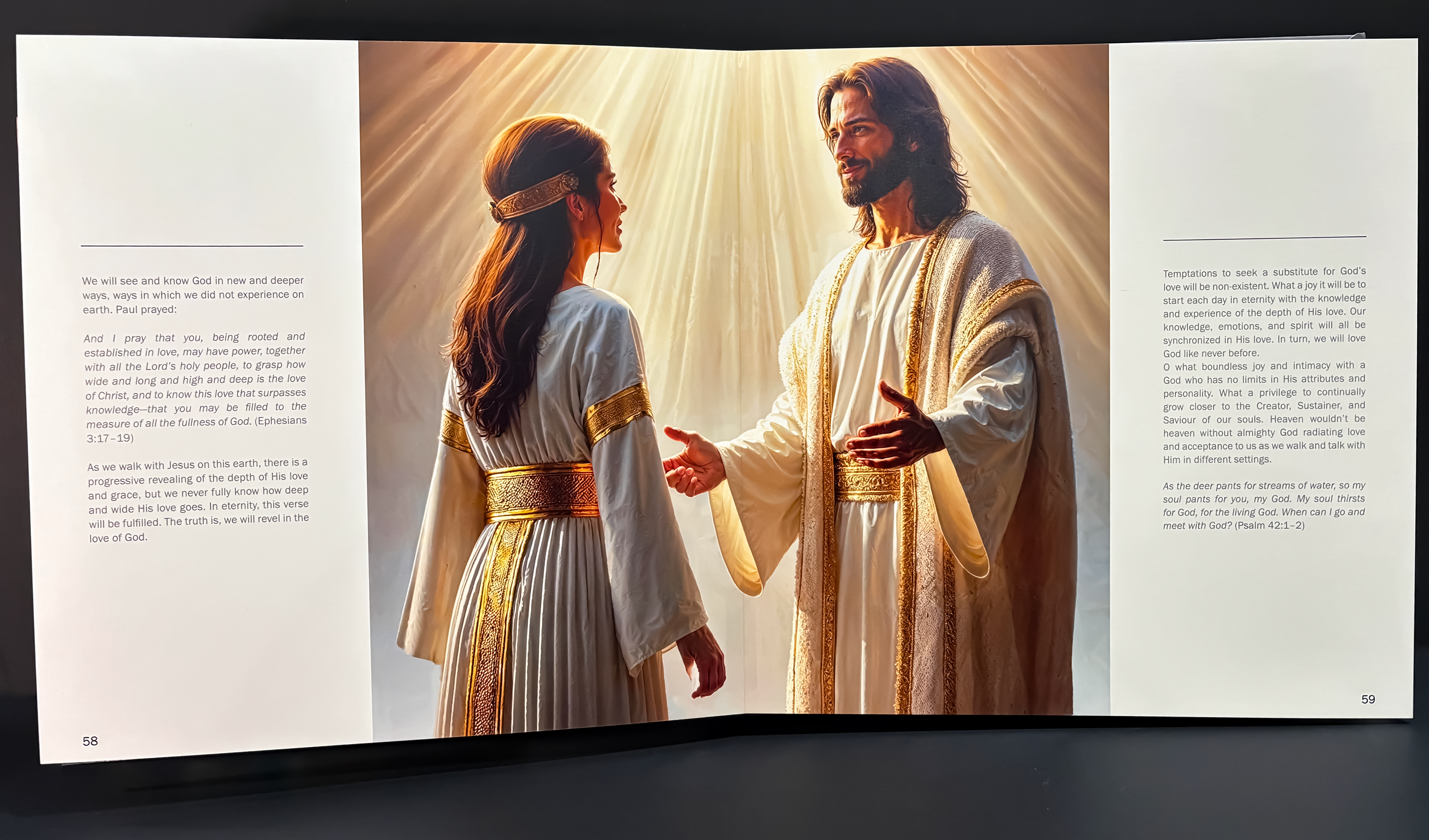 "We know that when he does appear, we shall be like him, for we shall see him as he is."